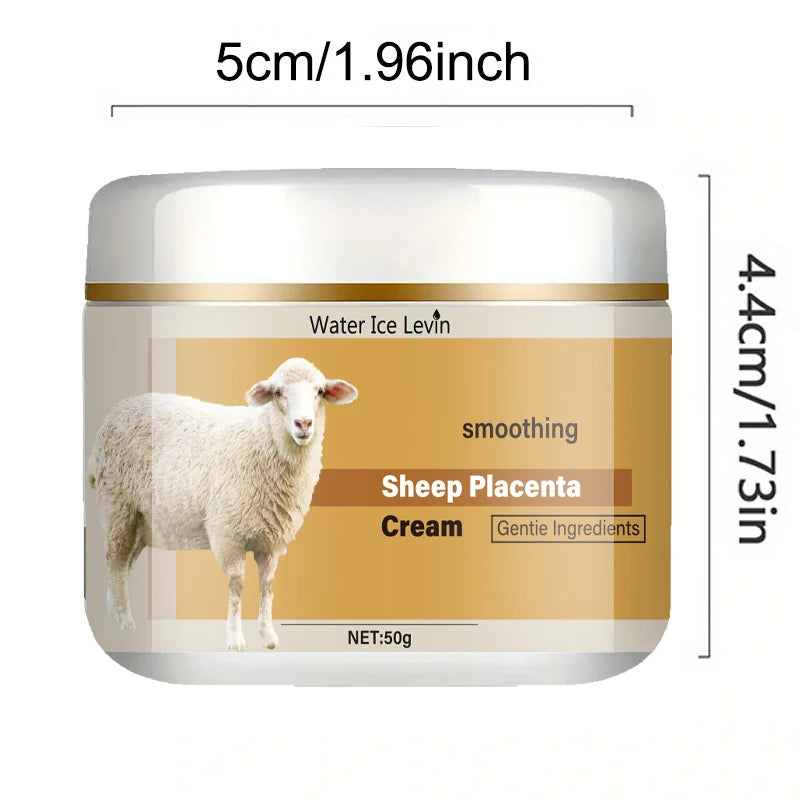 50g Hydrolyzed Sheep Placenta Extract Anti-Wrinkle Cream Firming Lifting Anti-Aging Diminishing Fine Lines Moisturizing Whitening Repair Skin Care Cosmetics
