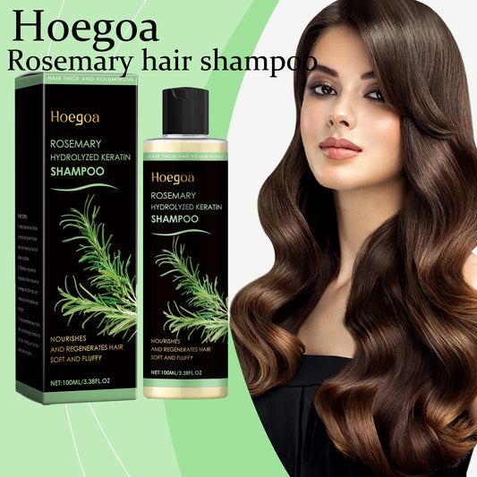 Hoegoa Rosemary Hair Shampoo Plant Formula Cleaning Dandruff Moisturizing Oil Control Volumizing Refreshing Hair Growth Shampoo