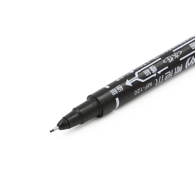 10pcs Tattoo Skin Markers Pen Scribe Permanent Makeup Tattoo Supplies Tool Ink Waterproof Marker Pen