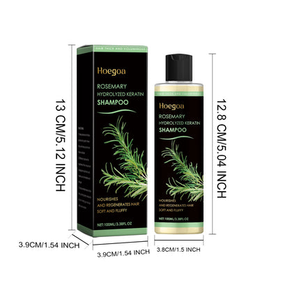 Hoegoa Rosemary Hair Shampoo Plant Formula Cleaning Dandruff Moisturizing Oil Control Volumizing Refreshing Hair Growth Shampoo