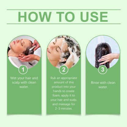 Hoegoa Rosemary Hair Shampoo Plant Formula Cleaning Dandruff Moisturizing Oil Control Volumizing Refreshing Hair Growth Shampoo