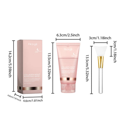 Hoygi Collagen Peeling Face Mask Cleaning Pore Dirts Improve Skin Texture Brightening Skin Tone Firming Face Hydrating Mask