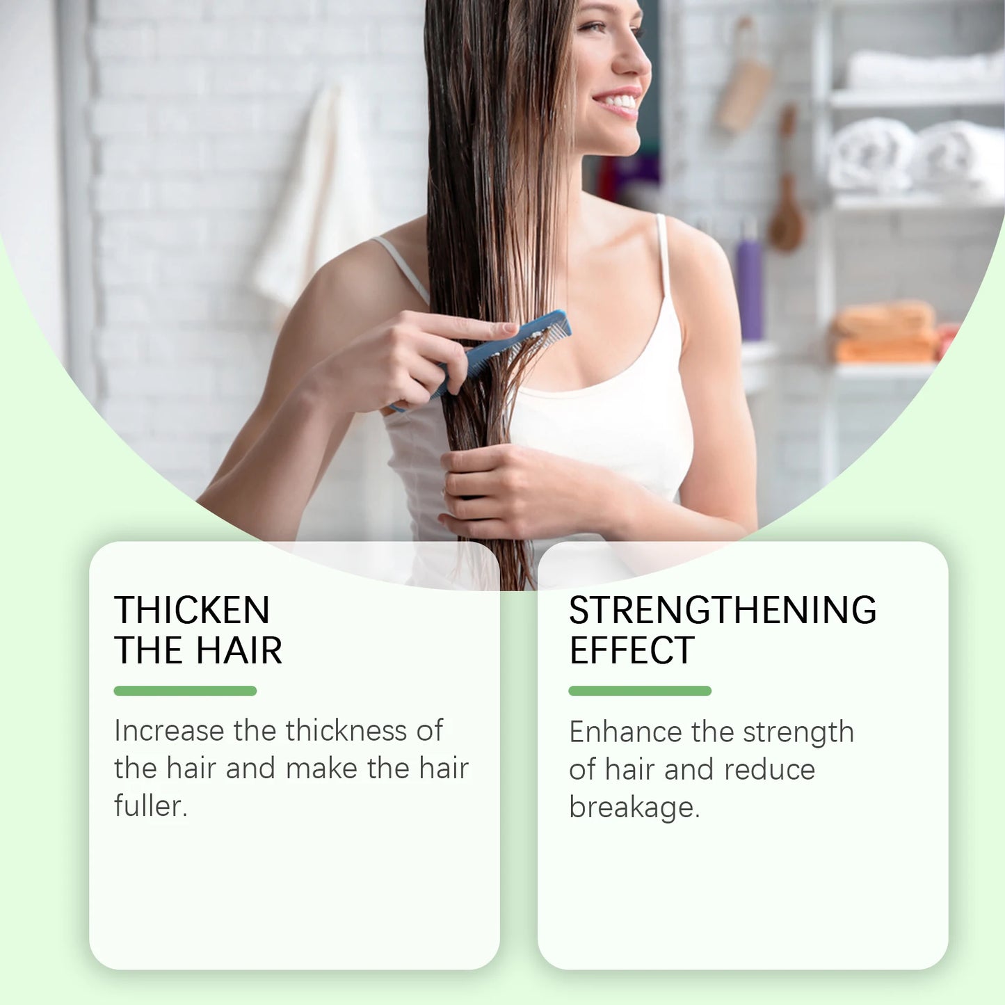 Hoegoa Rosemary Hair Shampoo Plant Formula Cleaning Dandruff Moisturizing Oil Control Volumizing Refreshing Hair Growth Shampoo