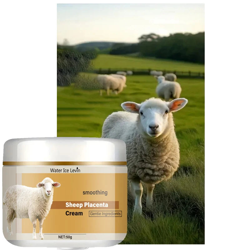 50g Hydrolyzed Sheep Placenta Extract Anti-Wrinkle Cream Firming Lifting Anti-Aging Diminishing Fine Lines Moisturizing Whitening Repair Skin Care Cosmetics