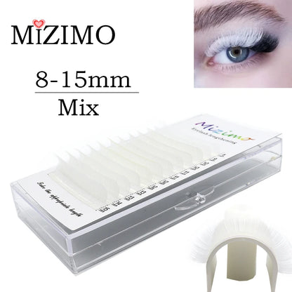The Royal Blue Color 8-15 Length is Mixed With Natural Softness To Extend The Professional Grafting False Eyelash Makeup 0.07