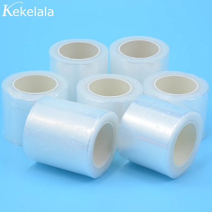 200m/Roll Clear Makeup Film Lip Eyebrow Tattoo Wrap Cover Eyelash Extension Glue Remover Lash Perm Lifting Film Microblade Tool