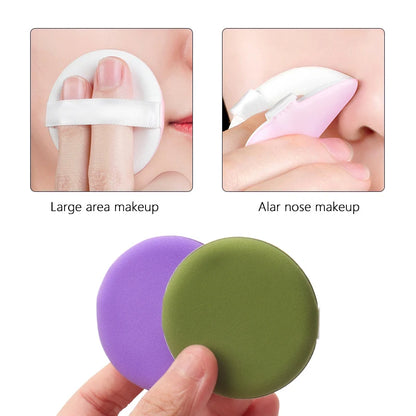 5 pcs Professional Round Shape Facial Face Body Powder Foundation Puff Portable Soft Cosmetic Puff Makeup Foundation Sponge Lot
