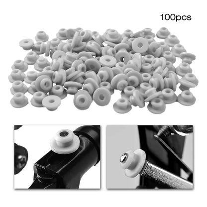 100Pcs Tattoo Supplies Silicone Durable Rubber Grommets Nipples "T" Type Needle Pad Tattoo Machine Accessory Armature Bar Tools