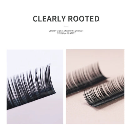 High Quality 16 Rows Faux Mink Eyelashes 0.03-0.20 Thickness Soft Individual Lashes for Eyelash Extension False Eyelashes