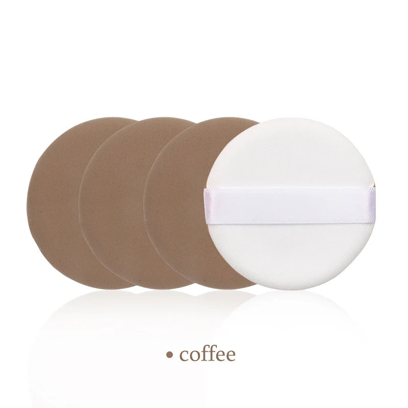 5 pcs Professional Round Shape Facial Face Body Powder Foundation Puff Portable Soft Cosmetic Puff Makeup Foundation Sponge Lot