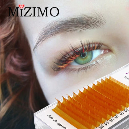 The Royal Blue Color 8-15 Length is Mixed With Natural Softness To Extend The Professional Grafting False Eyelash Makeup 0.07