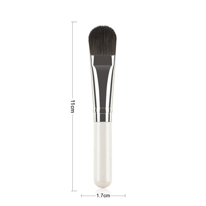 Ronshadow Single Portable Woonden Handle Mask Cream Makeup Brush Facial Face Skin Care Make up Tool