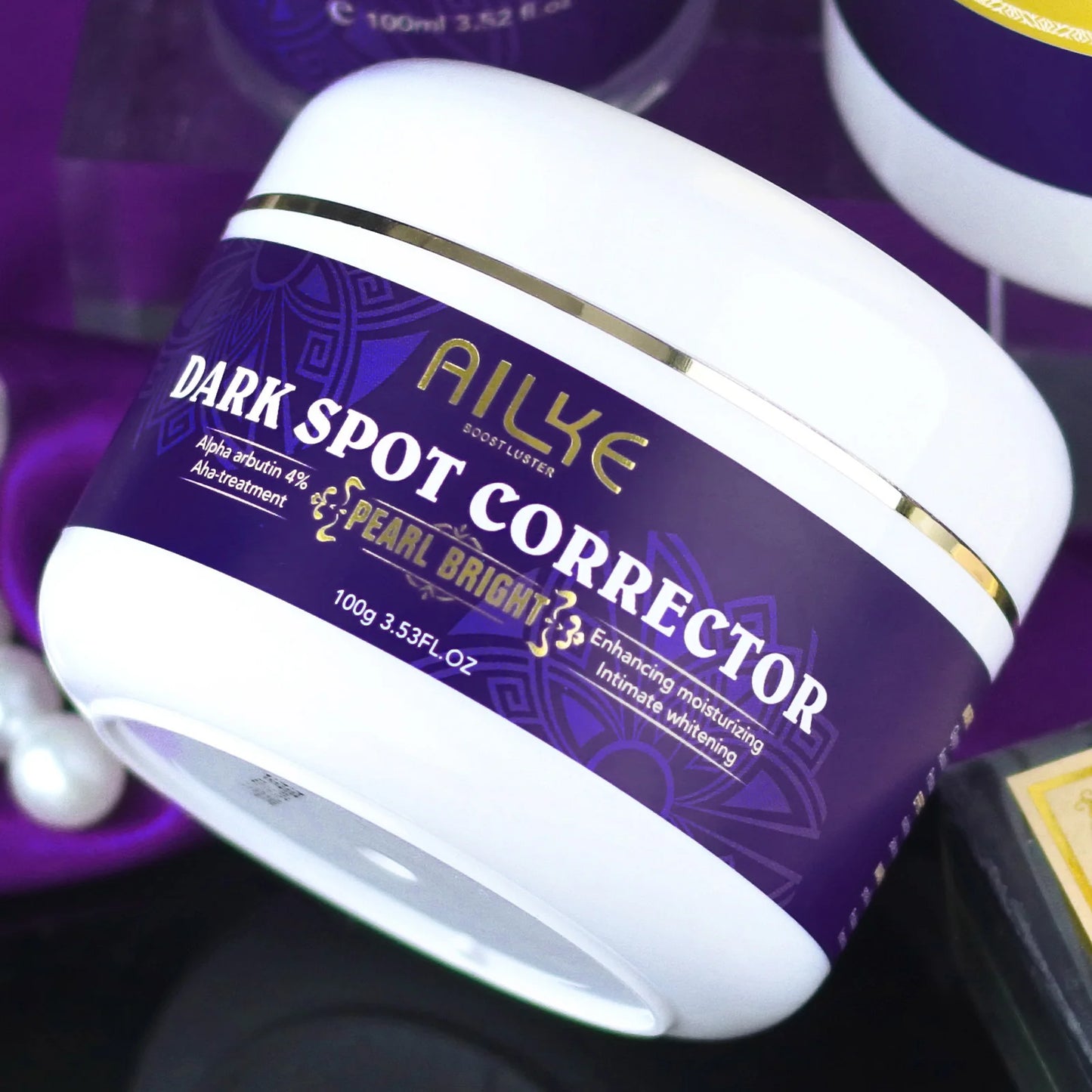 AILKE Whitening Cream, Glutathione Body Lotion for Brighter Skin, Reduce Dark Spots, Black Spots, Moisturizing, Even Skin Tone