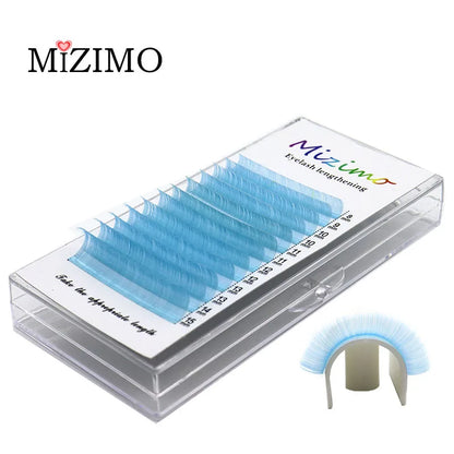 The Royal Blue Color 8-15 Length is Mixed With Natural Softness To Extend The Professional Grafting False Eyelash Makeup 0.07
