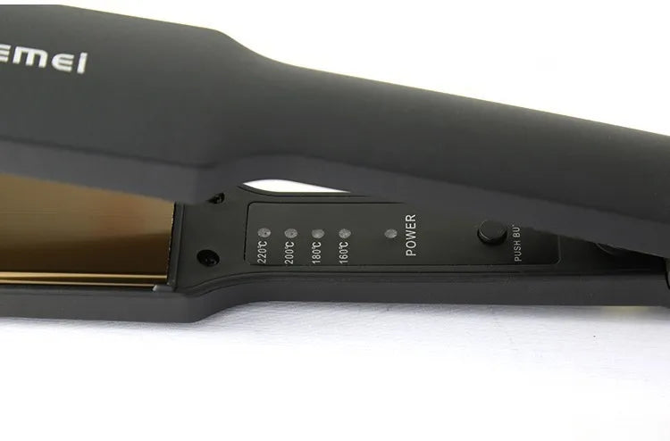 Kemei Professional Hair Straightener Straightening Iron Pranchas De Cabelo Curling Irons Styling Tools Chapinha Ionic Flat Iron