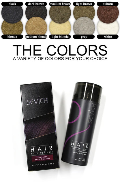 25g Hair Fibers Keratin Thickening Spray Hair Fiber Refill Hair Building Fibers Instant Regrowth Powders Hair Growth Product