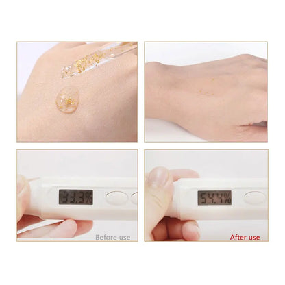 ARTISCARE 24k gold serum six peptides 20ml whitening moisturizing hyaluronic acid serum for face anti wrinkles facial skin care