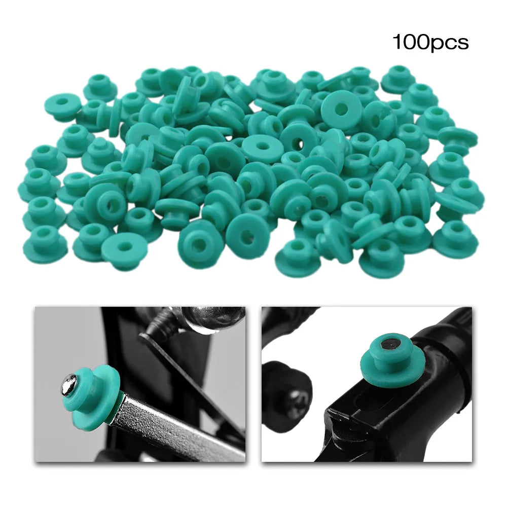 100Pcs Tattoo Supplies Silicone Durable Rubber Grommets Nipples "T" Type Needle Pad Tattoo Machine Accessory Armature Bar Tools
