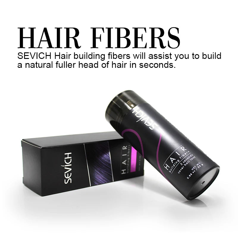 25g Hair Fibers Keratin Thickening Spray Hair Fiber Refill Hair Building Fibers Instant Regrowth Powders Hair Growth Product