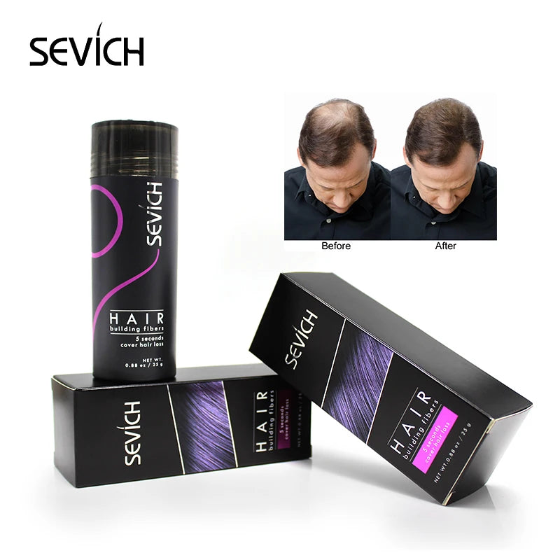25g Hair Fibers Keratin Thickening Spray Hair Fiber Refill Hair Building Fibers Instant Regrowth Powders Hair Growth Product
