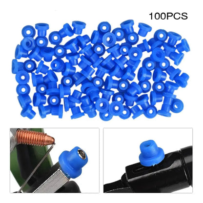 100Pcs Tattoo Supplies Silicone Durable Rubber Grommets Nipples "T" Type Needle Pad Tattoo Machine Accessory Armature Bar Tools