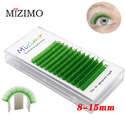 The Royal Blue Color 8-15 Length is Mixed With Natural Softness To Extend The Professional Grafting False Eyelash Makeup 0.07
