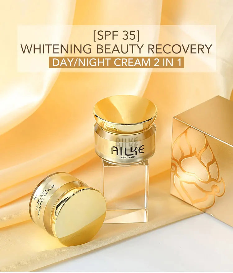 AILKE Dark Spot Corrector Bleaching Hydration Facial Cream With Spf35+ Lighting Skin Tone Korean Anti-sunburn Face Skin Care