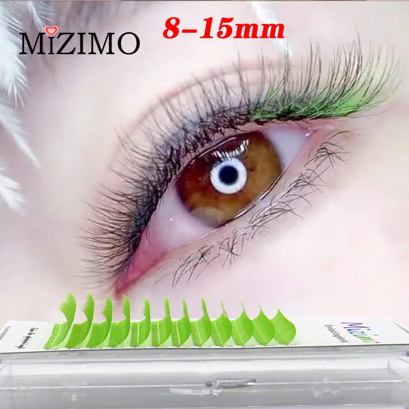 The Royal Blue Color 8-15 Length is Mixed With Natural Softness To Extend The Professional Grafting False Eyelash Makeup 0.07