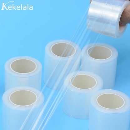 200m/Roll Clear Makeup Film Lip Eyebrow Tattoo Wrap Cover Eyelash Extension Glue Remover Lash Perm Lifting Film Microblade Tool