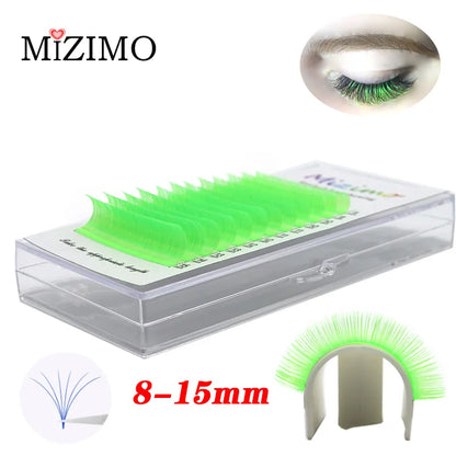The Royal Blue Color 8-15 Length is Mixed With Natural Softness To Extend The Professional Grafting False Eyelash Makeup 0.07