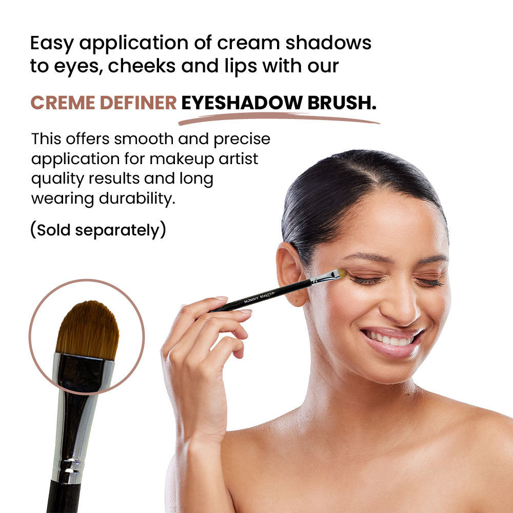 Pink Icing Any Wear Creme - A Waterproof Multi-tasking creme to powder product for eyes, cheeks & lips. Can be worn anywhere