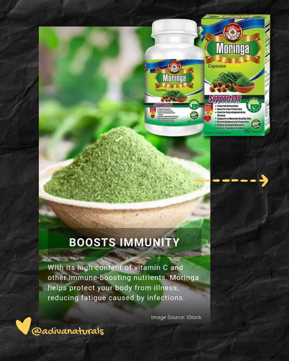 Moringa Daily Vitality Boost 60 Capsules STACK IT. SAVE MORE. STAY UP.