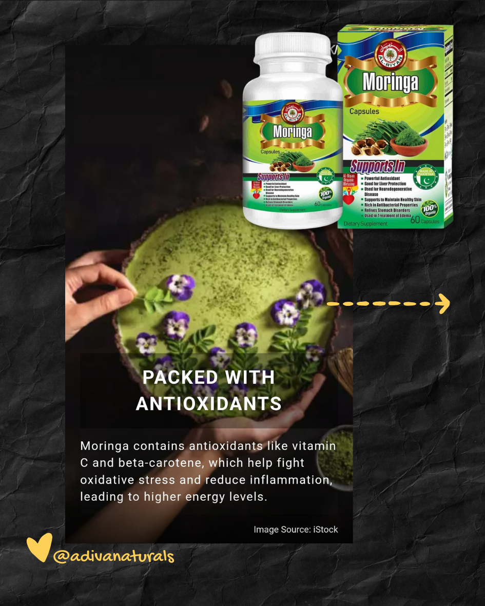 Moringa Daily Vitality Boost 60 Capsules STACK IT. SAVE MORE. STAY UP.