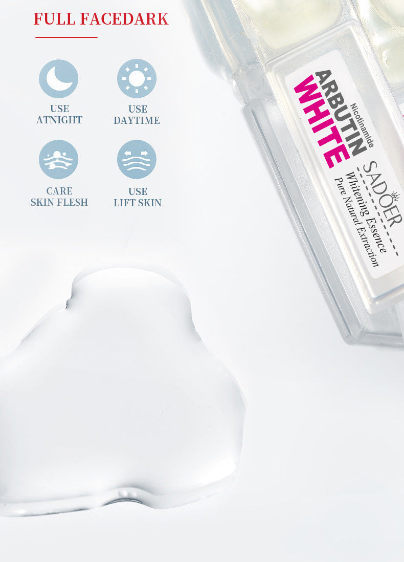 Niacinamide Whiten Serum Arbutin Facial Serum Glass Clarifying Dull Skin Moisturizing Multi-Effect Brightening Korean Skin Care