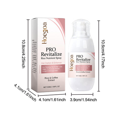 Fermented Rice Water for Hair Growth Hair Regrowth Essential Oil Scalp Treatment Hair Fall Control Serum Plant Dense Hair Spray