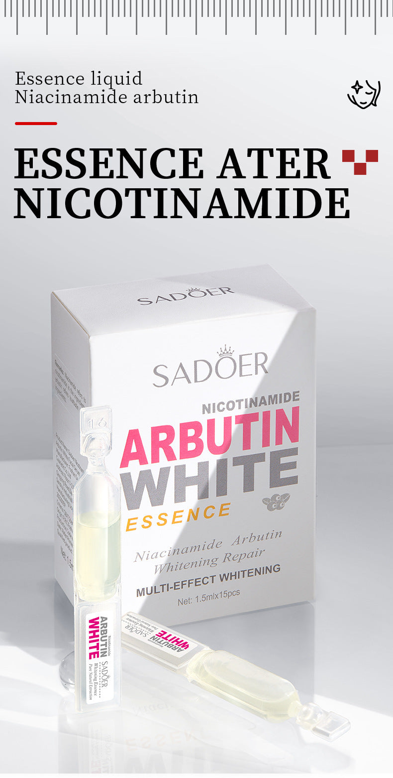 Niacinamide Whiten Serum Arbutin Facial Serum Glass Clarifying Dull Skin Moisturizing Multi-Effect Brightening Korean Skin Care