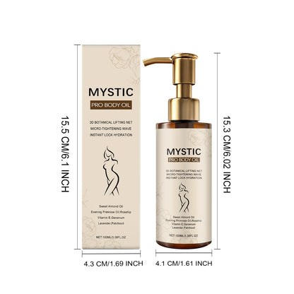 Firming Body Oil Glowing Nourishing Tightening Chest Thighs Brightening Improve Sagging Smoothing Moisturizing Massage Skin Care