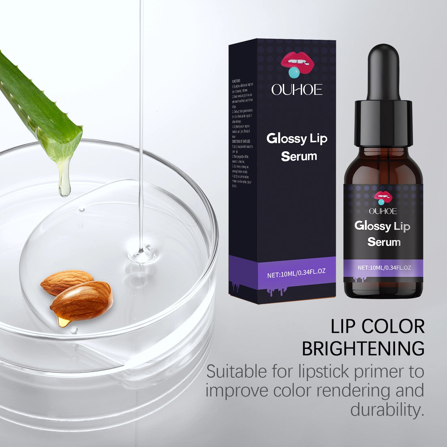 Moisturizing Lip Serum Remove Dark Lips Repair Fine Line Dryness Brighten Lightening Exfoliator Plumper Clear Lip Gloss Essence