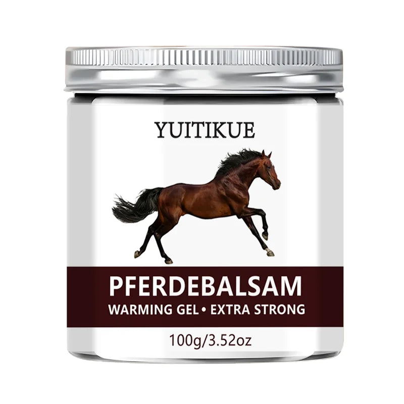 YUlTlKUE Pferdebalsam Warming Gel Extra Strong Body Care Warming Relief Gel Muscle Comfort Body Balm 100g
