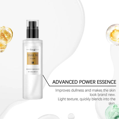 HOYGI Snail Mucin Essence Hydrating Soothing Reduce Fine Lines Deep Moisturizing Revitalize Dull Skin Gentle for All Skin Types