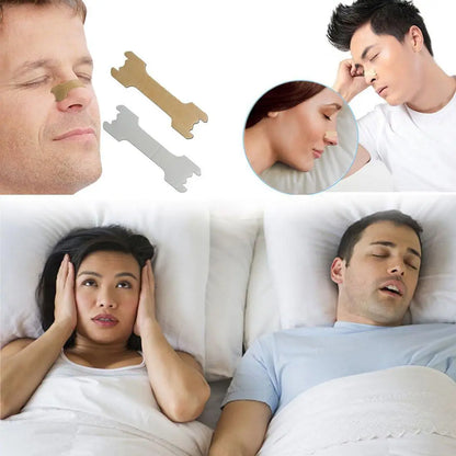 50/100pcs Breath Nasal Strips Stop Snoring Anti Snore Nose Strip Better Breathing Good Sleeping Patches for Men Women Use