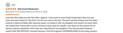 Advanced Facial Cream Daily Moisturizer Firming Skin Care Oil-Free, Fragrance Free, Non-Comedogenic Anti-Aging Face For Women