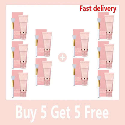 Collagen Facial Mask And Brush Set Rejuvenates Moisturizes Brightens Skin For Glowing Elasticity Korean Face Care Treatment