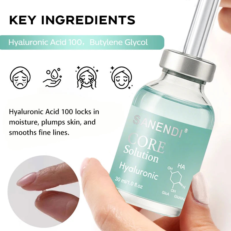 Sanendi CORE Vitamin K Hyaluronic Acid Stem Cells Dr.Pen Serum for Facial Peptide Skinbooster Repair Lines Fade