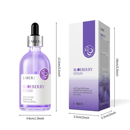 Swiss Anti Aging Face Serum 100ml VC Niacinamide Rosehip Hyaluronic Acid Blueberry Extract To Brighten And Moisturize Skin