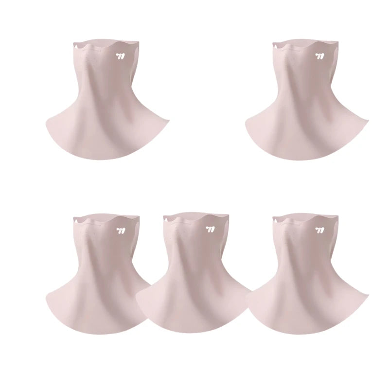 WEST BIKING Mask Breathable Sunscreen Face Veil Ice Silk Face Mask Sun Protection Neckline Face Cover Summer Cycling Hiking