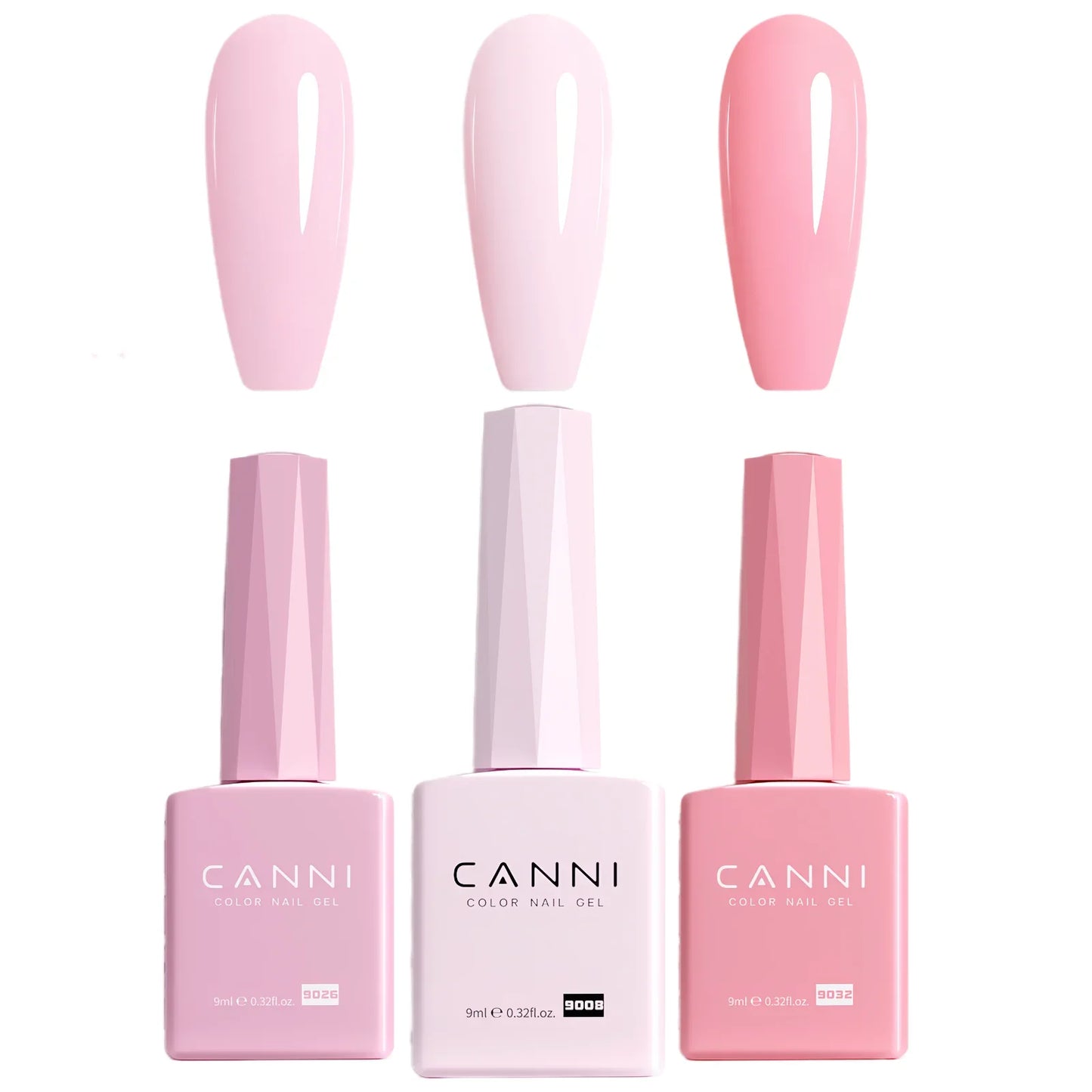 9ml CANNI TPO FREE HEMA FREE Ultra Consistency Nail Gel Polish Set Round Brush Semi Permanent Soak Off UV LED Gel Nail Kit