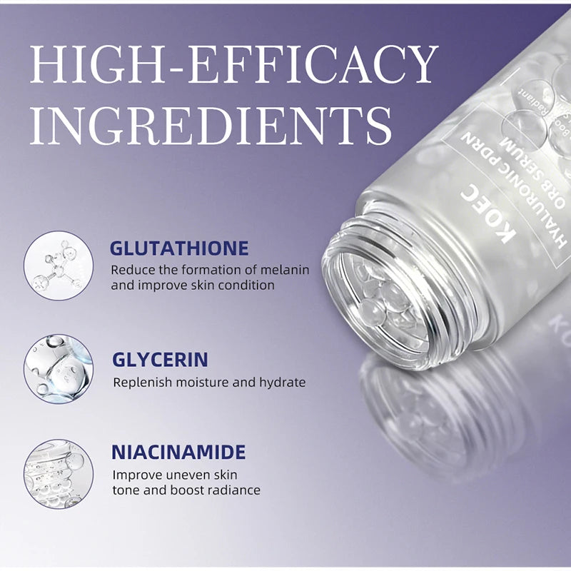 Pdrn  Spherical Facial Serum Korean Hyaluronic Acid Skincare Moisturizing Brightening Balancing Plumping Salmon Facial Essence