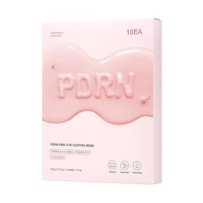 PDRN Pink Vita Coating Mask Deep Collagen Anti Wrinkle Lift Face Mask Overnight Firm Hydrating Moisturizing Glowing Skin Korea