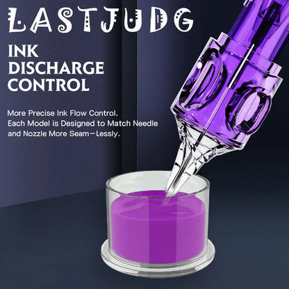 LASTJUDG Tattoo Needles 20PCS Disposable Tattoo Needles RL RS M1 RM Permanent Makeup Tattoo Cartridge Needle For Tattoo Pen